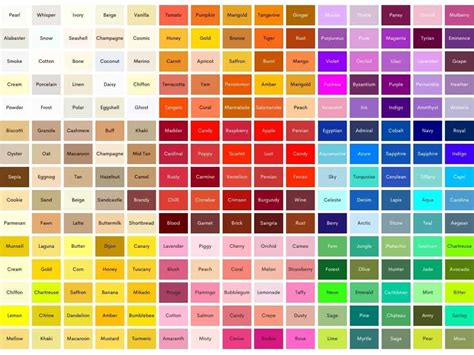 These 340 Unique Color Names Make the Best Color Thesaurus!.